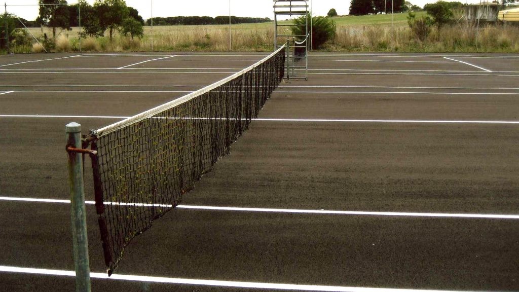 Tarmac sports court surface